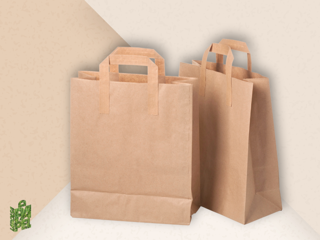sacs en papier réutilisables