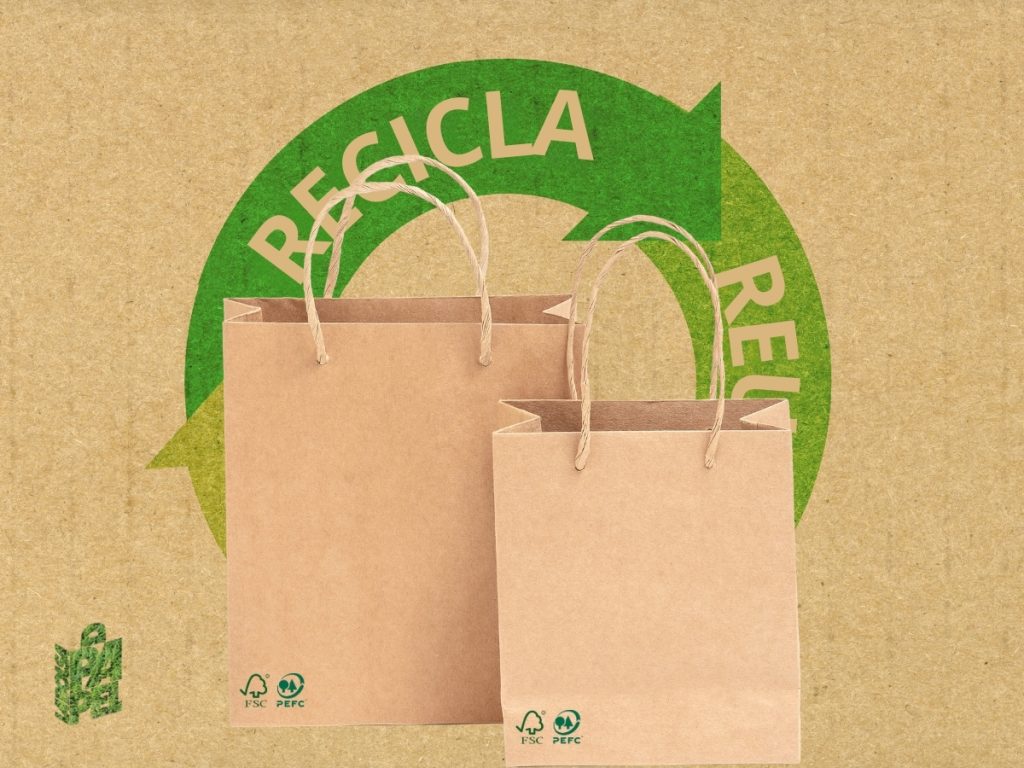 Ciclo de vida de una bolsa de papel