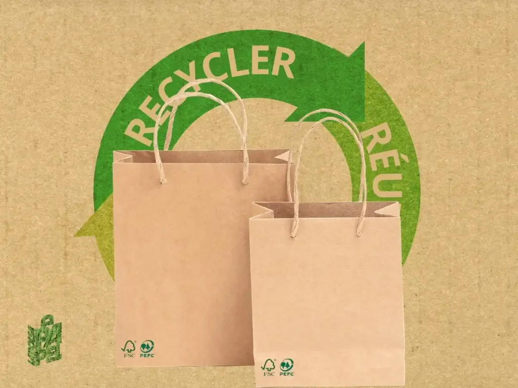 Cycle de vie d’un sac en papier