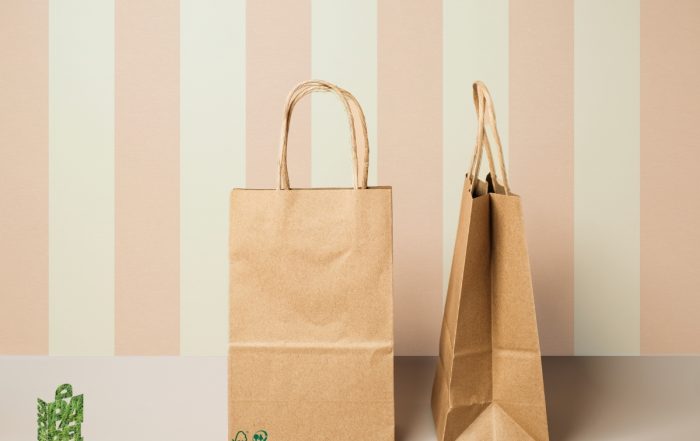 design ecológico nos sacos de papel