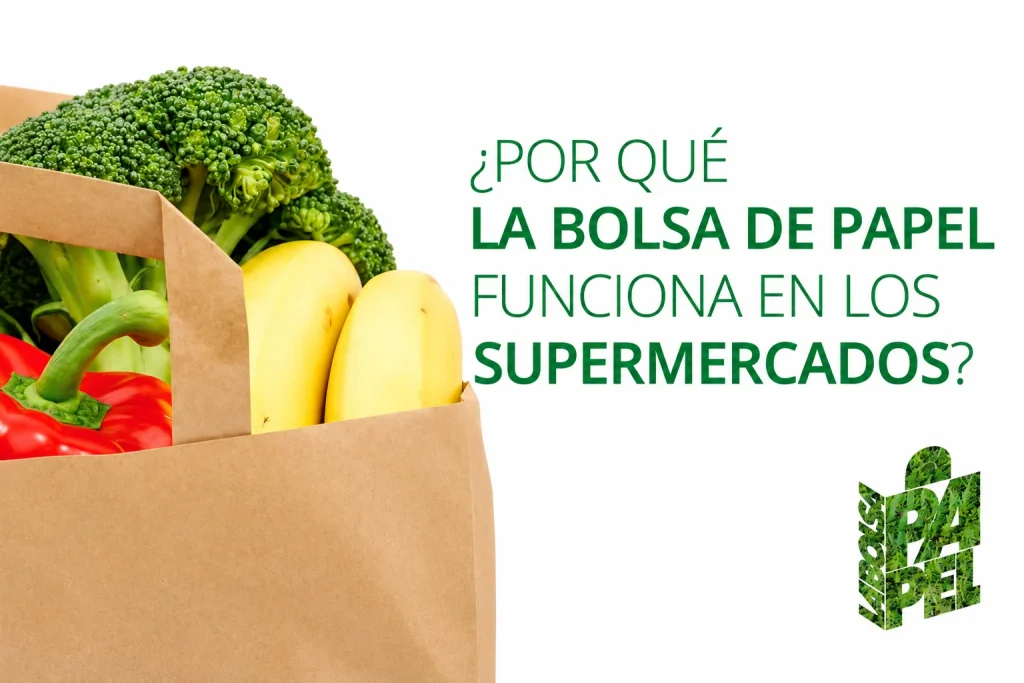 Portada del informe: Por qué la bolsa de papel funciona en los supermercados